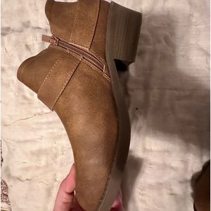 Torrid, size 9, brown booties.